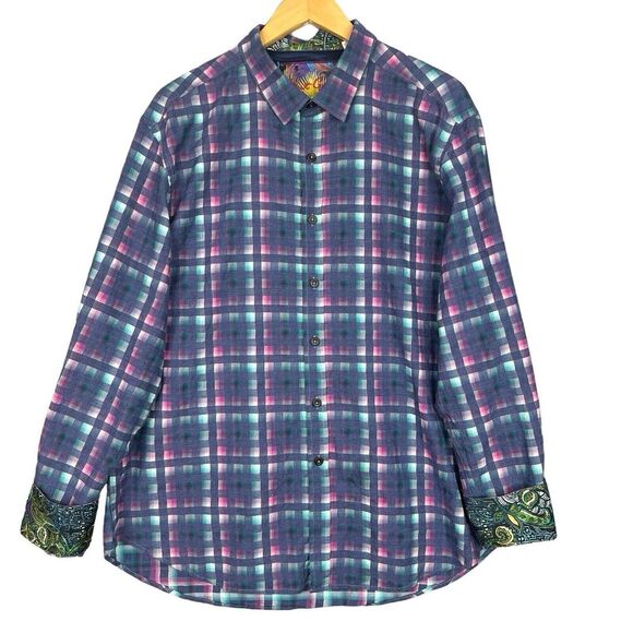 ROBERT GRAHAM Neerav Shirt Mens Size 2XL Multicolor Long Sleeve Classic Fit - Picture 1 of 15